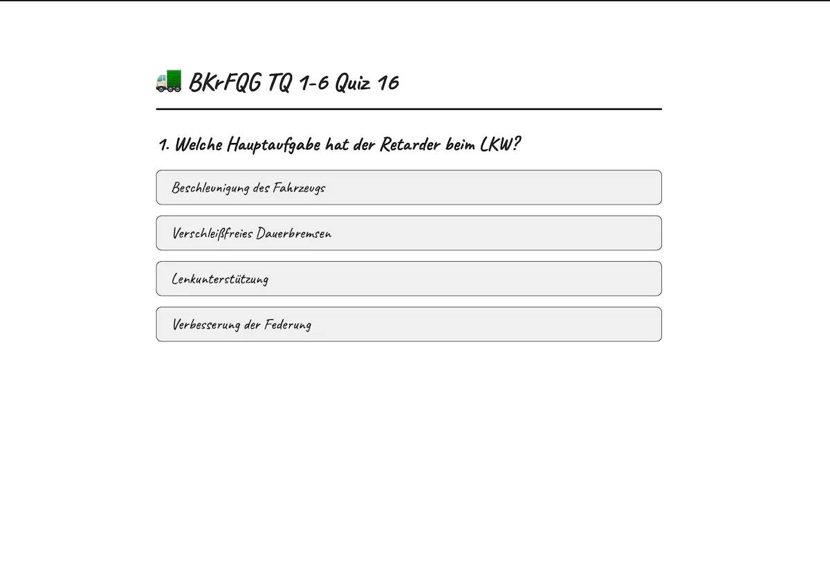 BKrFQG TQ 1-6 Quiz 16