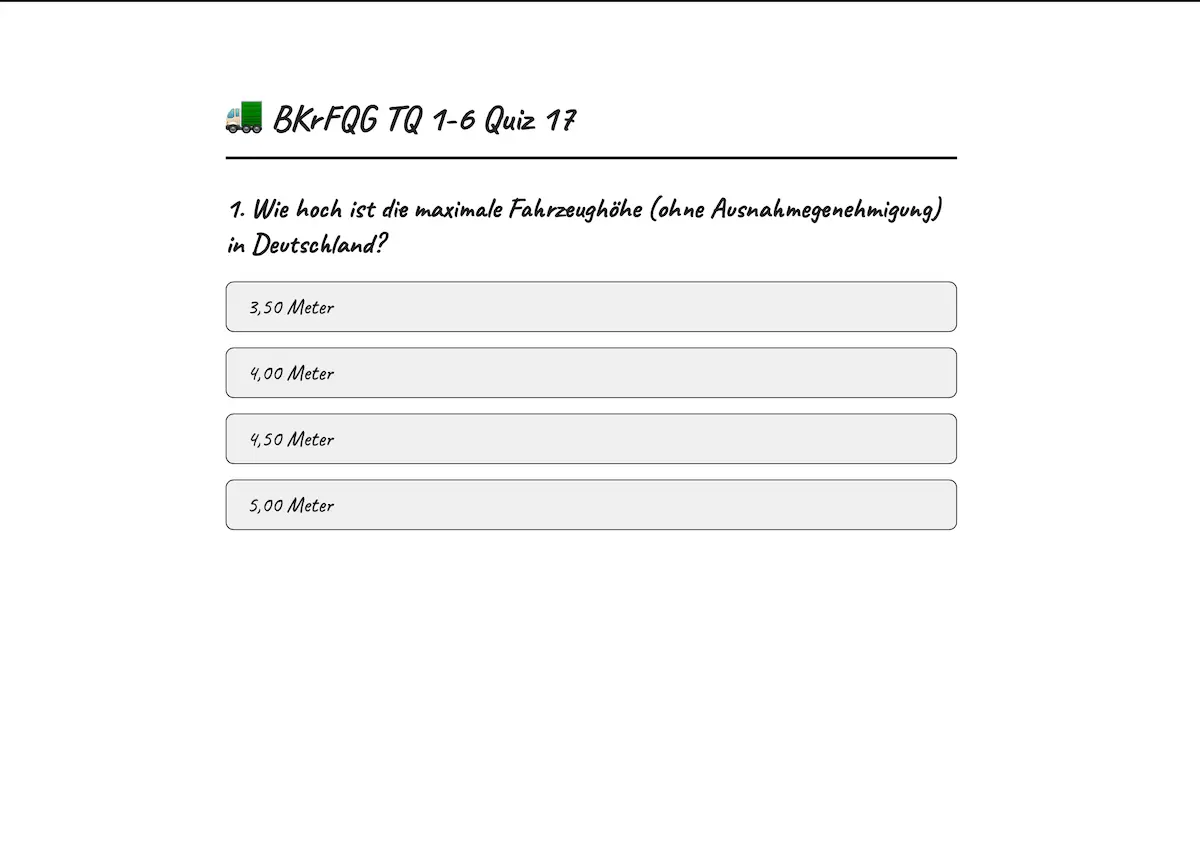 BKrFQG TQ 1-6 Quiz 17