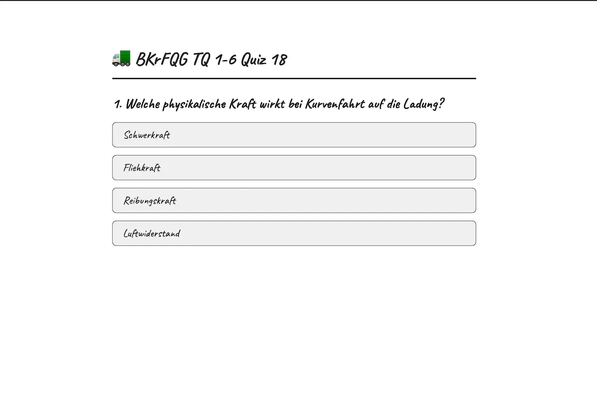 BKrFQG TQ 1-6 Quiz 18