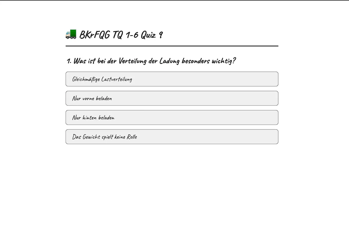 BKrFQG TQ 1-6 Quiz 9